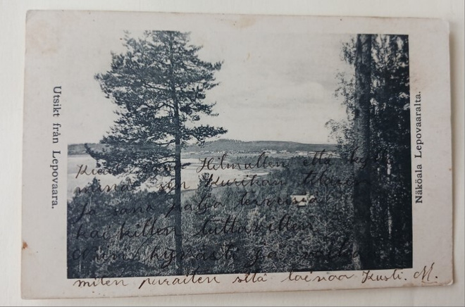 Lepovaara, näköala Lepovaarasta, mv pk, p. 1908