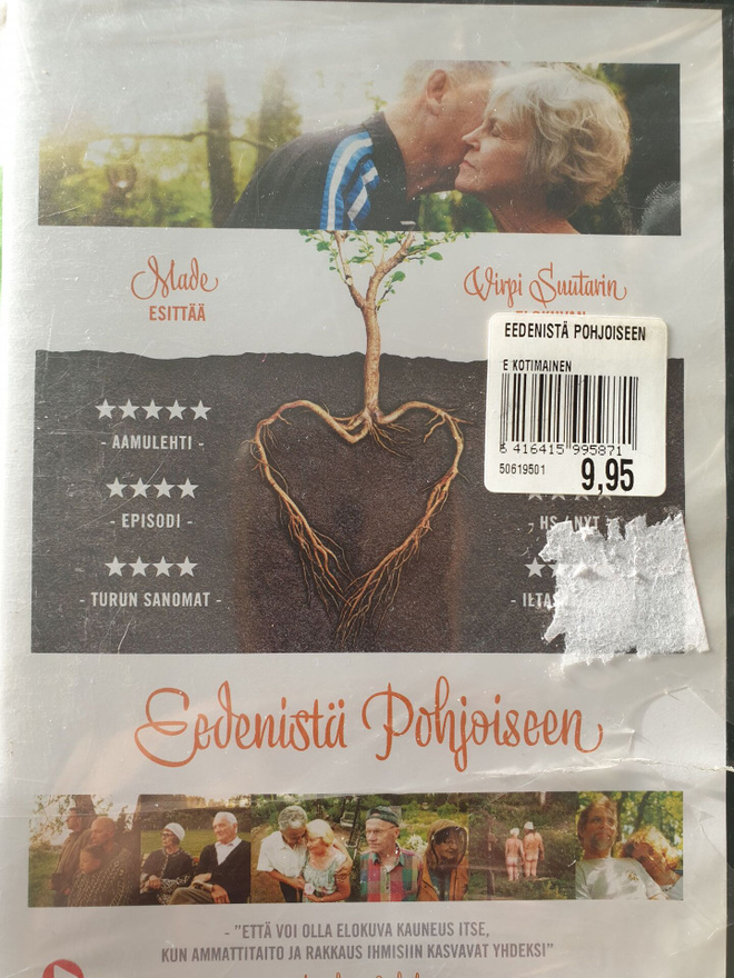 Eedenistä pohjoiseen DVD UUSI