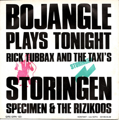 SPECIMEN & THE RIZIKOOS: Storingen / RICK TUBBAX & THE 7"kk