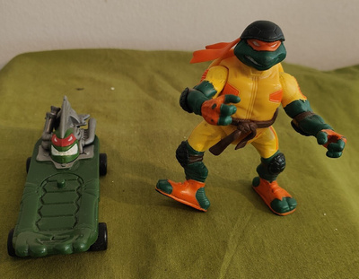 TMNT Thrashin' Mike Michelangelo (2003) + Skeittilauta
