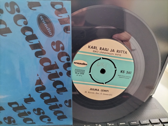 KARI, RAILI & RIITTA, Tango pelargonia, 7''  -64