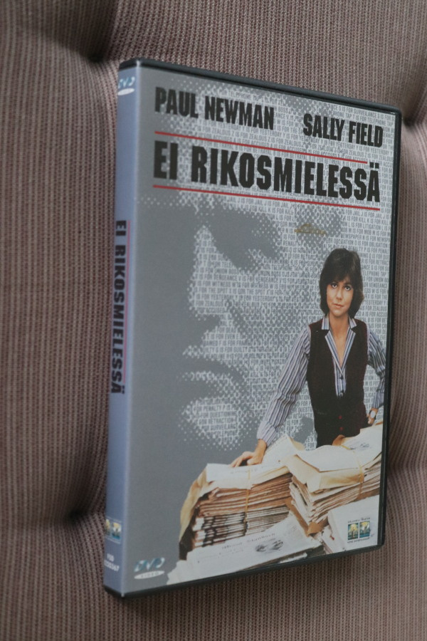 DVD Ei rikosmielessä ( 1981 Sally Field Paul Newman )