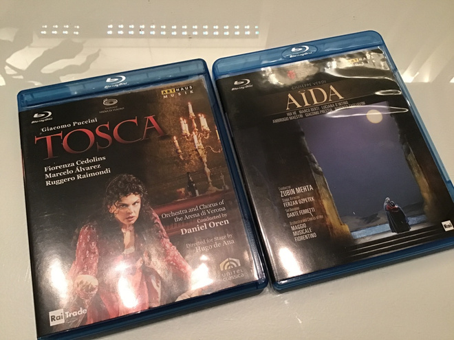 Aida / Tosca . Puccini , Verdi ooppera Blu-ray arthouse