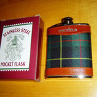 TASKUMATTI POCKET FLASK * STAINLESS STEEL 6 OZ - pikkukuva 1