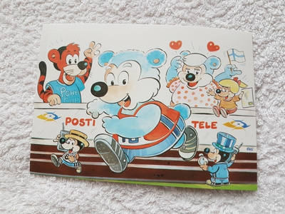 Postikortti* Posti Tele VAPK 1990