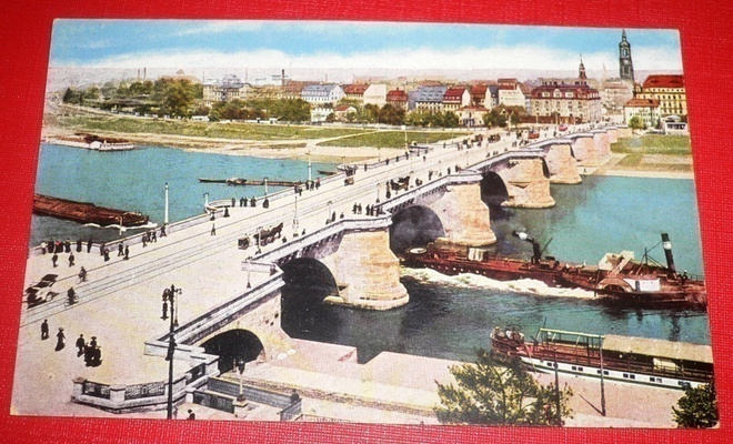 Dresden / Friedrich - August - Brucke / Silta- Laiva  (K11)