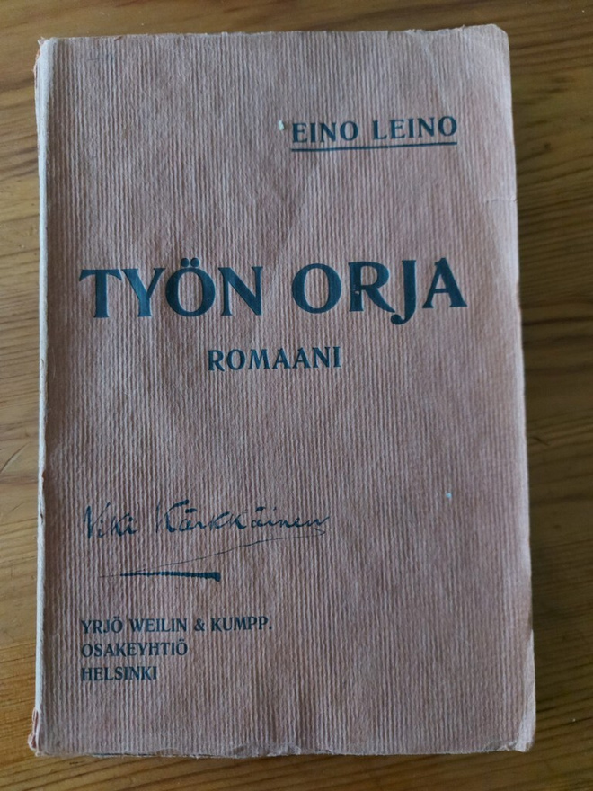 Eino Leino, Työn orja romaani v.1911