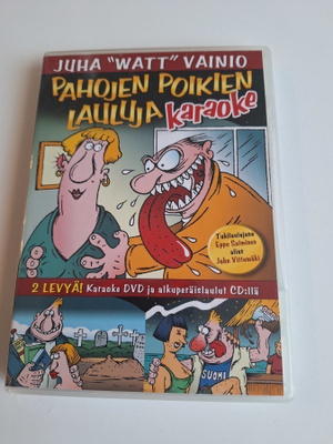 Juha "Watt" Vainio-Pahojen Poikien Lauluja Karaoke -Cd & DVD