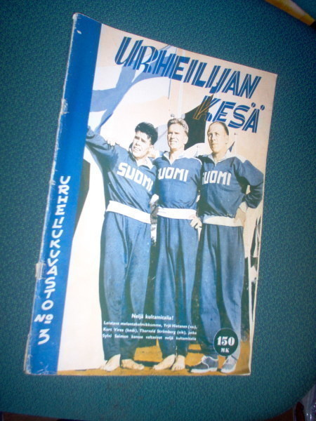 Urheilu-kuvasto N:o3 - 1952 (Sis.postikulut)