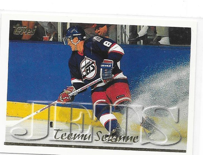 1995-96 Topps #195 Teemu Selänne Winnipeg Jets