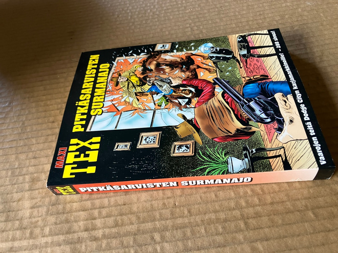 TEX WILLER MAXI PITKÄSARVISTEN SURMANAJO HYVÄ