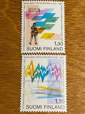 MAAILMAN TIETOLIIKENNEVUOSI PARI 1983**