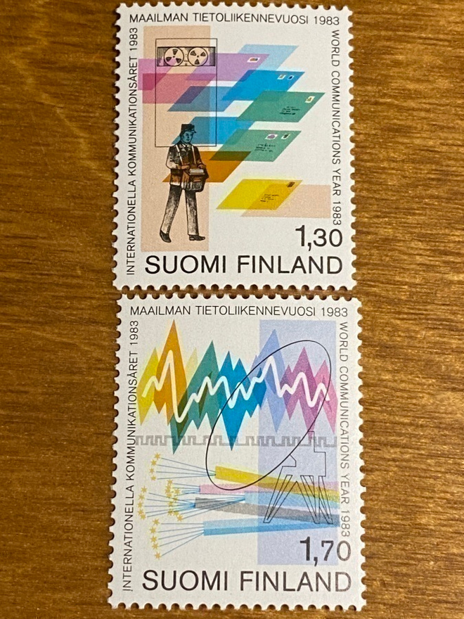 MAAILMAN TIETOLIIKENNEVUOSI PARI 1983**