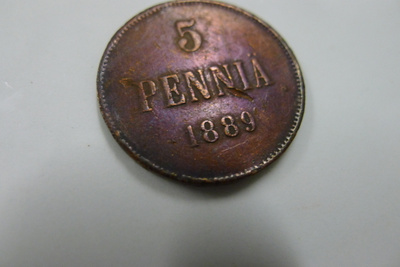 Viisi penniä 1889