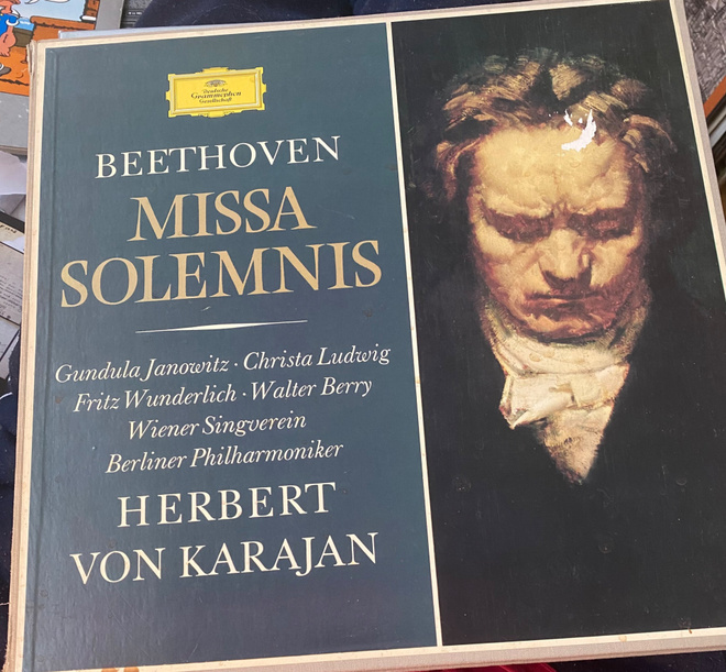 Beethoven: Missa Solemnis 2LP DG/Karajan