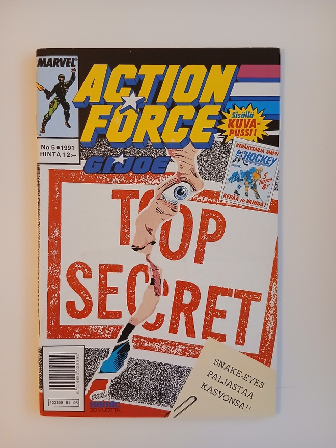 Action force / G.I. Joe sarjakuvalehti (Numero 5 / 1991)