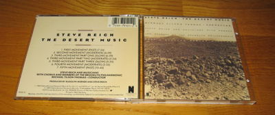Steve Reich: The Desert Music CD