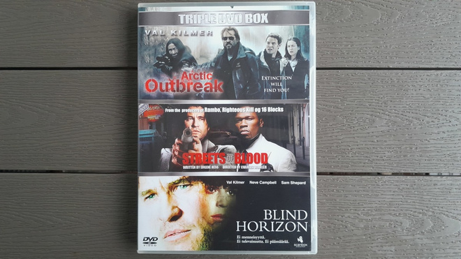 DVD: Arctic Outbreak + Streets of Blood + Blind Horizon 3DVD
