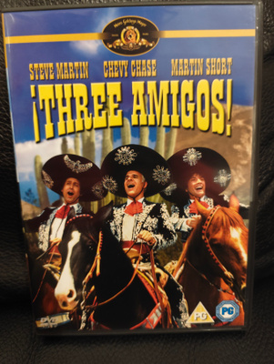 Kolme Kaverusta -Three Amigos (1986) DVD Ohj. John Landis