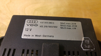 Audi V8 rele 441919080C