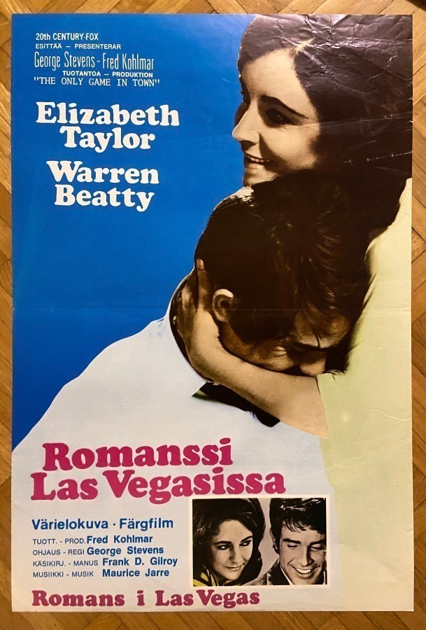 Vanha elokuvajuliste: Romanssi Las Vegasissa