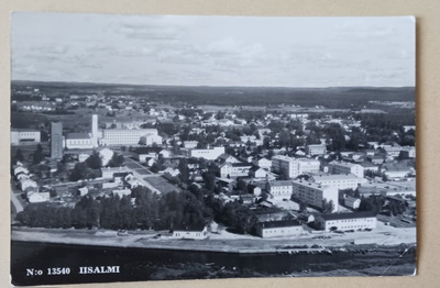 Iisalmi N:o 13540, kirkko, keskustaa, Velj. Karhumäki, 1960