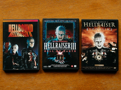 Hellraiser II Hellbound & III Hell On Earth & IV Bloodline