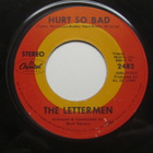 The Lettermen: Hurt So Bad  7" single  1969 - pikkukuva 1