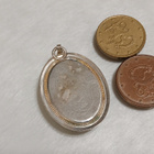 Vanha Vintage Hopea meriaiheinen riipus silver - pikkukuva 4