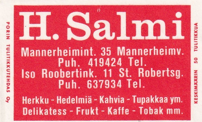 Helsinki , H. Salmi   6/10