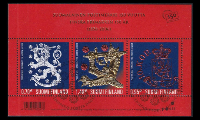 1810-2BL42 o Postimerkki 150v blokki EPL (2006)