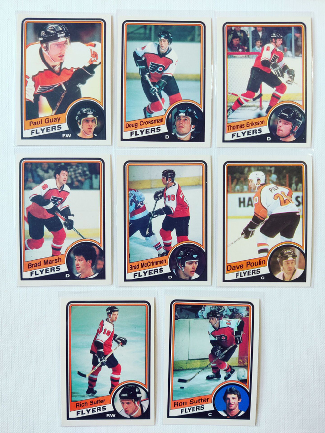 84-85 Opc - Philadelphia Flyers 8kpl