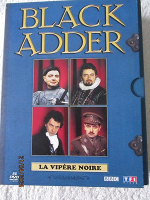 BLACK ADDER (4 x DVD) MUSTA KYY Rowan Atkinson