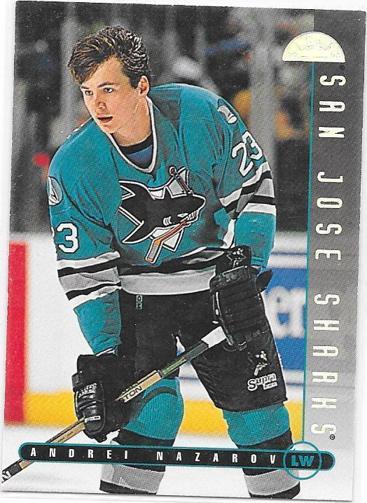 1995-96 LEAF #131 Andrei Nazarov San Jose Sharks