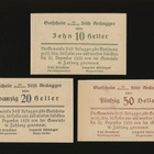 Itävalta Notgeld 10, 20, 50 Heller, Stift Ardagger 1920 - pikkukuva 2