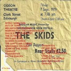 THE SKIDS odeon theatre edinburgh 7/9/1979  scotland classic - pikkukuva 2