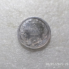 2 mk 1870 hopeaa siisti hieman kulunut. kl 7-8 , - pikkukuva 3