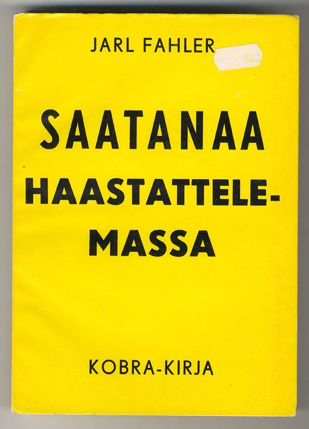Jarl Fahler: Saatanaa haastattelemassa