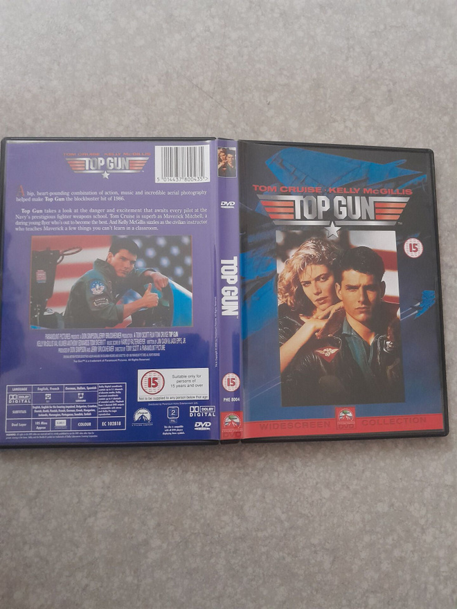 Topgun dvd,tom cruise