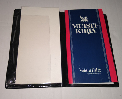 VALITUT PALAT MUISTIKIRJA