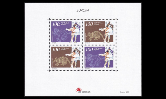 Azorit 446-7BL14 ** Europa keksinnöt ja löydöt (1994)