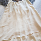 Beige Toppi / T-paita koristeketjuilla - koko L - pikkukuva 4