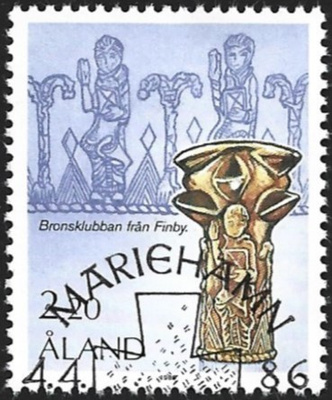 Åland 1986 Historiallinen sarja 2,20 mk EP leima Lape 017