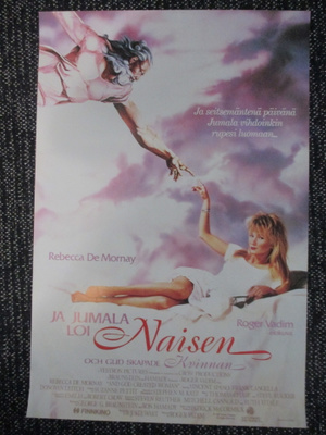 Ja Jumala loi naisen (Roger Vadim 1987) vanha elokuvajuliste