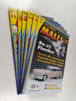 Pienoismalli vuosikerta 2008 (1-8)