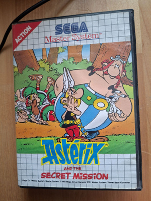 Sega Master System Asterix and theSecret Mission,ei ohjeita