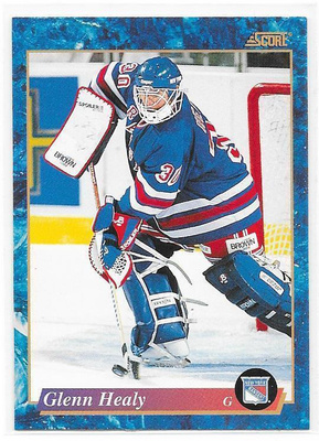 1993-94 Score #533 Glenn Healy New York Rangers MV