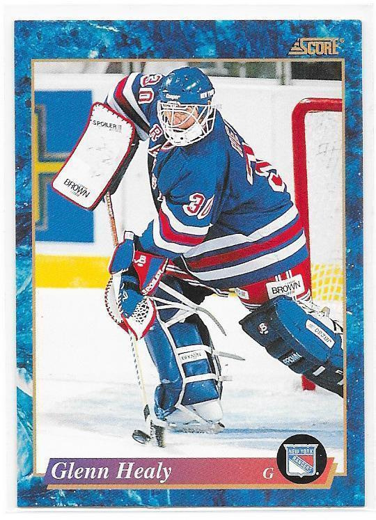 1993-94 Score #533 Glenn Healy New York Rangers MV