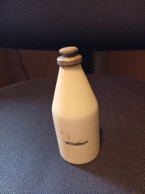 Vanha, keraaminen Old Spice After Shave pullo