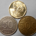 Indonesia. 50, 100, 500 rupiah. - pikkukuva 1